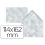 SOBRE LIDERPAPEL C6 AZUL PERGAMINO 114X162 MM 80 G/M PACK DE 15 UNIDADES