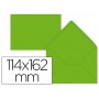 SOBRE LIDERPAPEL C6 LIMA 114X162 MM 80 G/M PACK DE 15 UNIDADES