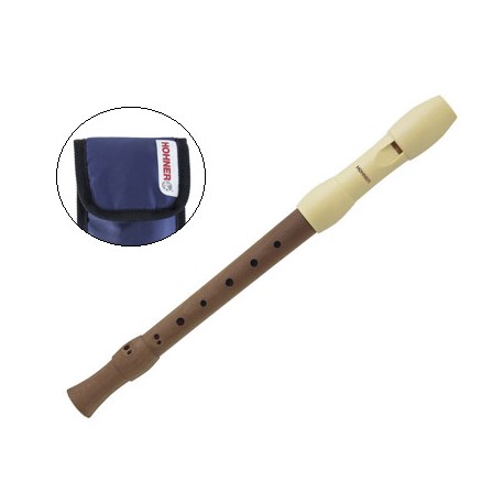 FLAUTA HOHNER MADERA ALEGRA FUNDA AZUL