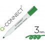 ROTULADOR Q-CONNECT PIZARRA BLANCA COLOR VERDE PUNTA REDONDA 3.0 MM