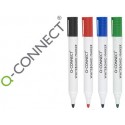 ROTULADOR Q-CONNECT PIZARRA BLANCA 10 COLORES SURTIDOS PUNTA REDONDA 3.0 MM