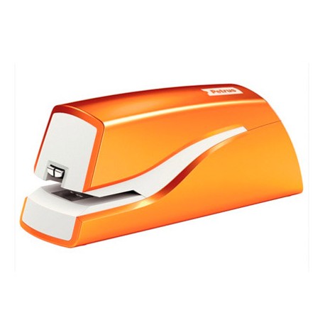 GRAPADORA PETRUS ELECTRICA E-310 WOW NARANJA METALIZADO CAPACIDAD 12 HOJAS USA GRAPA N 10