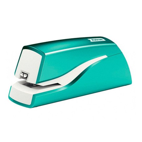 GRAPADORA PETRUS ELECTRICA E-310 WOW VERDE METALIZADO CAPACIDAD 12 HOJAS USA GRAPA N 10