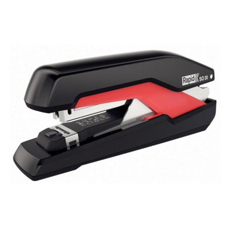 GRAPADORA RAPID SO30 NEGRO/ROJO CAPACIDAD 30 HOJAS