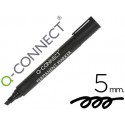 ROTULADOR Q-CONNECT MARCADOR PERMANENTE NEGRO PUNTA BISELADA 5.0 MM