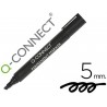 ROTULADOR Q-CONNECT MARCADOR PERMANENTE NEGRO PUNTA BISELADA 5.0 MM