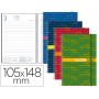 AGENDA DE ESPIRAL LIDERPAPEL SANTORINI 10,5X14,8 CM 2017 DIA PAGINA COLORES SURTIDOS PAPEL 60G