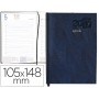 AGENDA ENCUADERNADA LIDERPAPEL CORFU MINI 2017 DIA PAGINA COLOR AZUL PAPEL 60 GR