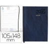 AGENDA ENCUADERNADA LIDERPAPEL CORFU MINI 2017 DIA PAGINA COLOR AZUL PAPEL 60 GR