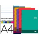 BLOC ESPIRAL LIDERPAPEL A4 MICRO DISCOVER TAPA CARTONCILLO 80H 80G HORIZONTAL DOBLE MARGEN 4 TALADRO