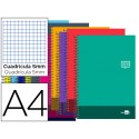 BLOC ESPIRAL LIDERPAPEL A4 MICRO DISCOVER TAPA CARTONCILLO 80H 80G CUADRO 5MM DOBLE MARGEN 4 TALADRO