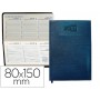 AGENDA ENCUADERNADA LIDERPAPEL CRETA 8X15 CM 2017 SEMANA VISTA COLOR AZUL PAPEL 70 GRS