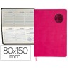 AGENDA ENCUADERNADA LIDERPAPEL KILKIS 8X15 CM 2017 SEMANA VISTA COLOR ROSA PAPEL 70 GRS