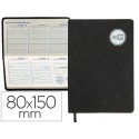 AGENDA ENCUADERNADA LIDERPAPEL KILKIS 8X15 CM 2017 SEMANA VISTA COLOR NEGRO PAPEL 70 GRS