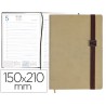 AGENDA ENCUADERNADA LIDERPAPEL LARISIS 15X21 CM 2017 DIA PAGINA COLOR BEIGE PAPEL 70 GRS