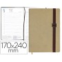 AGENDA ENCUADERNADA LIDERPAPEL LARISIS 17X24 CM 2017 DIA PAGINA COLOR BEIGE PAPEL 70 GRS