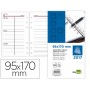 RECAMBIO AGENDA ANILLAS LIDERPAPEL A¥O 2017 SEMANA VISTA 95X170MM