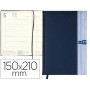 AGENDA ENCUADERNADA LIDERPAPEL CHATZI 15X21 CM 2017 DIA PAGINA COLOR AZUL PAPEL 70 GRS