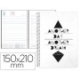 AGENDA ESPIRAL LIDERPAPEL CHANIA 15X21 CM 2017 DIA PAGINA BLANCA PAPEL 70 GR