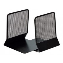 APOYALIBROS METALICO Q-CONNECT KF15098 NEGRO -JUEGO -135X152X165 MM