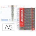 AGENDA ESCOLAR LIDERPAPEL 16-17 COLLEGE DIN-A5 BILING E UN DIA PAGINA POLIPROPILENO PORTADA