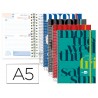 AGENDA ESCOLAR LIDERPAPEL 16-17 COLLEGE DIN-A5 BILING E DOS DIA PAGINA CARTON FORRADO ESPIRAL CIERRE