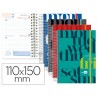 AGENDA ESCOLAR LIDERPAPEL 16-17 COLLEGE MINI BILING E DOS DIA PAGINA CARTON FORRADO ESPIRAL CIERRE