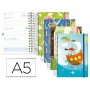 AGENDA ESCOLAR LIDERPAPEL 16-17 FANTASIA DIN-A5 BILING E 70 HOJAS SMALL&FUN TAPA FORRADA