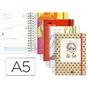 AGENDA ESCOLAR LIDERPAPEL 16-17 FANTASIA DIN-A5 BILING E 70 HOJAS SHE TAPA FORRADA