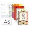 AGENDA ESCOLAR LIDERPAPEL 16-17 FANTASIA DIN-A5 BILING E 70 HOJAS SHE TAPA FORRADA