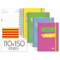 AGENDA ESCOLAR LIDERPAPEL 16-17 CLASSIC MINI CATALAN UN DIA PAGINA ESPIRAL CIERRE CON GOMA
