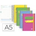 AGENDA ESCOLAR LIDERPAPEL CLASSIC DIN-A5 TETRALING E UN DIA PAGINA ESPIRAL CIERRE CON GOMA