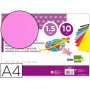 GOMA EVA LIDERPAPEL DIN A4 60G/M2 ESPESOR 1,5MM ROSA PAQUETE DE 10 HOJAS