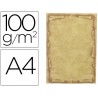 PAPEL PERGAMINO LIDERPAPEL DIN A4 ORLA PAPIRO 100 G/M2 PAQUETE DE 12 HOJAS
