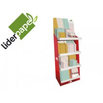 EXPOSITOR FANTASIA LIDERPAPEL COLECCION SEASONS 80 UNIDADES SURTIDAS 2016 57X40X130 CM