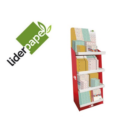 EXPOSITOR FANTASIA LIDERPAPEL COLECCION SEASONS 80 UNIDADES SURTIDAS 2016 57X40X130 CM